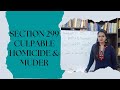 Culpable Homicide And Murder Indian Penal Code Section 299 And 300