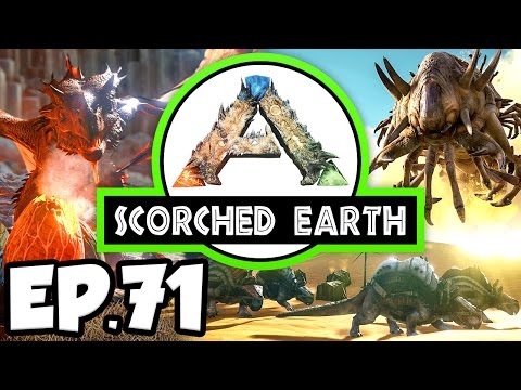 ARK: Scorched Earth Ep.71 - BURNING DINOSAURS & BAD LUCK!!! (Modded Dinosaurs Gameplay)