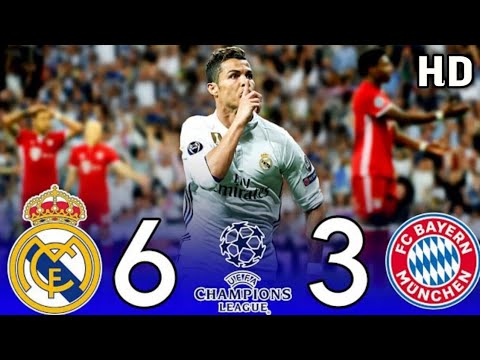 real madrid vs bayern munich 6-3 ucl 2017