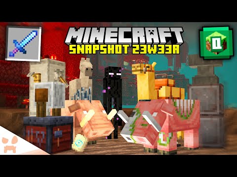 COMBAT UPDATES, CHAT REPORTING V2 & MORE... - Minecraft Snapshot 23w33a