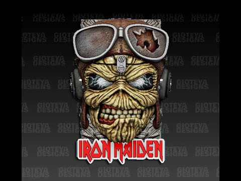 🪨 IRON MAIDEN Aces High・ STL File for 3D printing・Cults