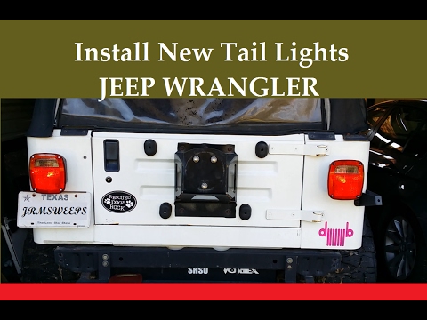 How to Replace Jeep Wrangler YJ Tail Lights Omix-Ada
