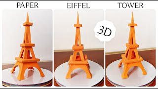 DIY Eiffel Tower Paper Sculpture For Home Decor  3