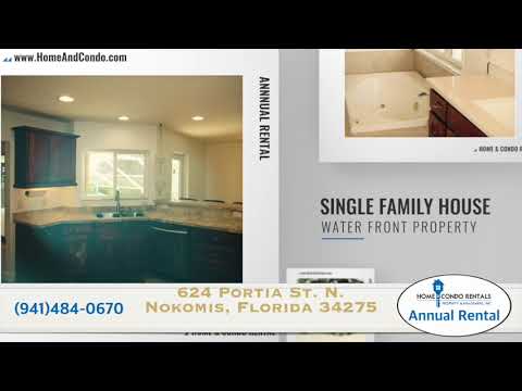 Annual Rental - 3 Bed 2 Bath Canal and Pool Home in Nokomis