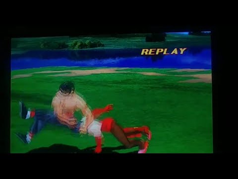 Tekken 2 Law Headlock Drop Throw on Anna Ko Ryona