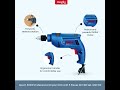 Bosch 500W Professional Impact Drill with 5 Pieces Drill Bit Set, GSB 501