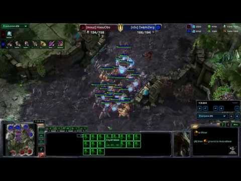 SeKo Starcraft - Hasuobs vs Delphi - Game 3 - Pro SC2 HOTS Replays