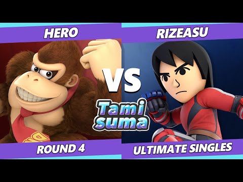 TAMISUMA 182 SSBU - Hero (Donkey Kong) Vs. Rizeasu (Mii Brawler) Smash Ultimate Round 4