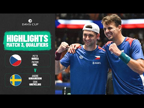 Rikl/ Nouza v Grevelius/ Goransson | Czechia v Sweden | 2026 Davis Cup Qualifiers Highlights