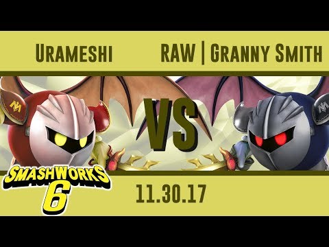 RAW | Granny Smith (Meta Knight) vs Urameshi (Meta Knight) - SmashWorks 6 - Wii U