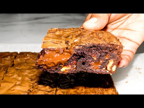 Chocolate Brownie Recipe | The Best Fudgy Chocolate Walnut Brownies Ever