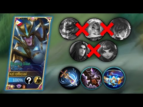 GOLDLANE MONSTER KARRIE!! EVERYONE WAS DESTROYED🔥 MLBB