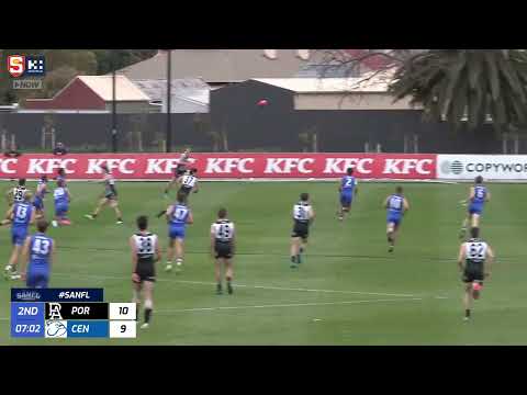 Rd 12 Hostplus SANFL Snapshot - Central's Jake Gasper snaps after 1-2 handball