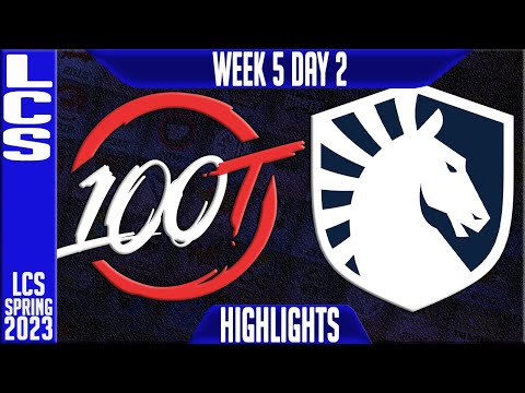 100 vs TL Highlights | LCS Spring 2023 W5D2 | 100 Thieves vs Team Liquid