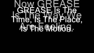 Grease-Beegees Lyrics (Frankie Valli Version)