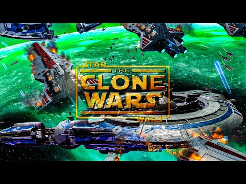 Star Wars the Clone Wars - Massive Epic Space Battle! (Cinematic)| Star Wars: Empire At War