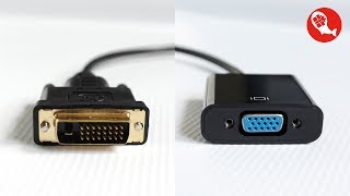 Cablexpert DVI - VGA 0.2m Black (A-DVID-VGAF-01) - відео 1