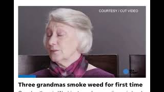 Granny smokin