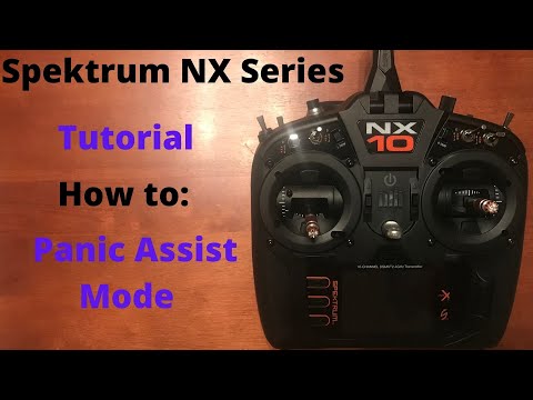 Spektrum NX Setup:  Panic Assist Mode for AR630/AR631/AR637TA BNF (NX6/NX8/NX10)