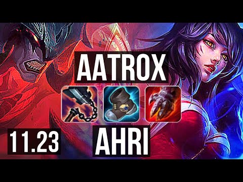 AATROX vs AHRI (TOP) | 1.4M mastery, 11/4/13, 300+ games | NA Master | 11.23