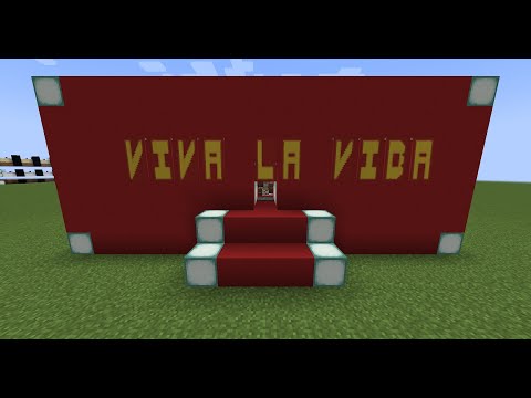 Viva La Vida (by Coldplay) - Minecraft Note Blocks