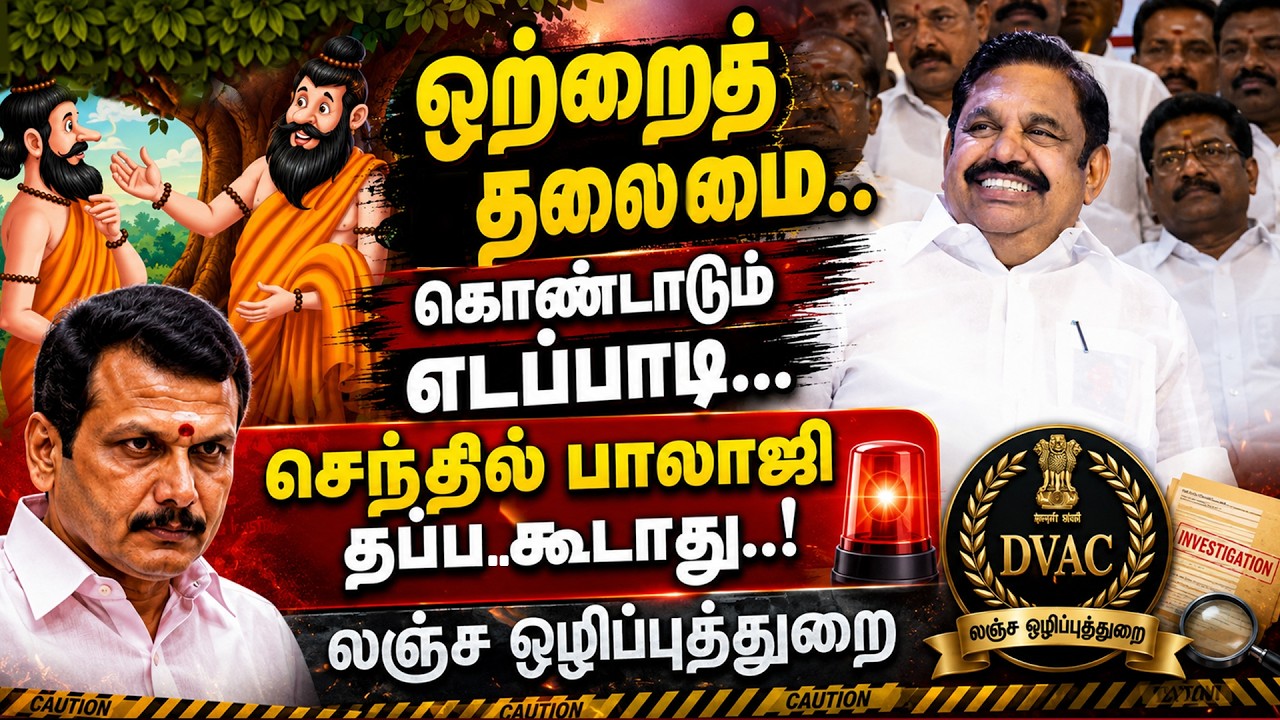 ஒற்றைத் தலைமை.. கொண்டாடும் Edappadi Palanisamy ... Senthil Balaji  தப்ப..கூடாது..! - DVAC | Raid