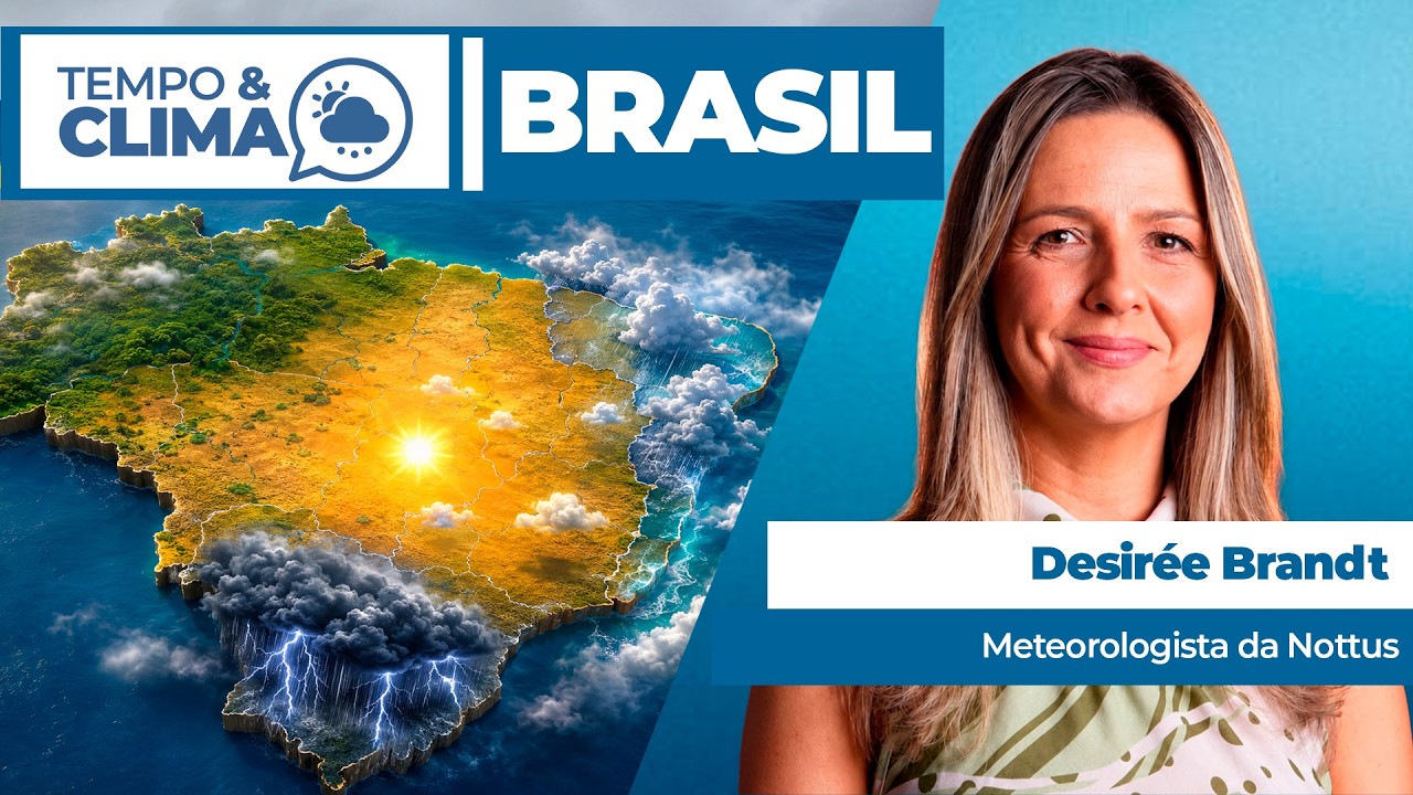 SUL EM ALERTA: Temporais Fortes e Calor Avança no Brasil