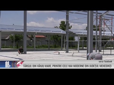 Târgul din Vânju Mare, printre cele mai moderne din județul Mehedinți