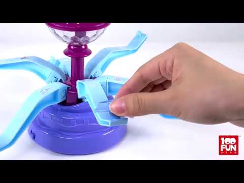 Disney DIY Crystal Paradise Frozen 2 Rotating Light Music Box Crystal Ball Toy Set