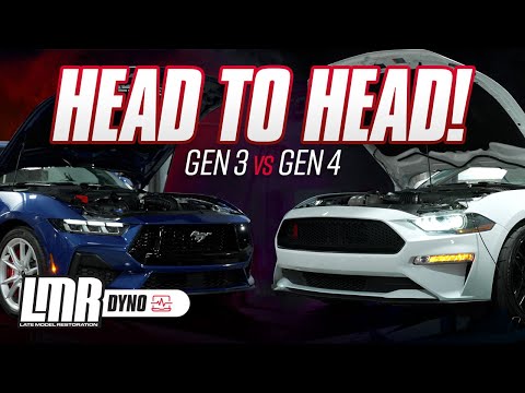 A LEGIT Gen 3 vs Gen 4 Coyote Dyno Comparison + Weight! 2022 Mustang GT vs 2024 Mustang GT