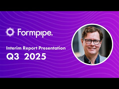 Formpipe Software Interim Report Q3 2025 Presentation