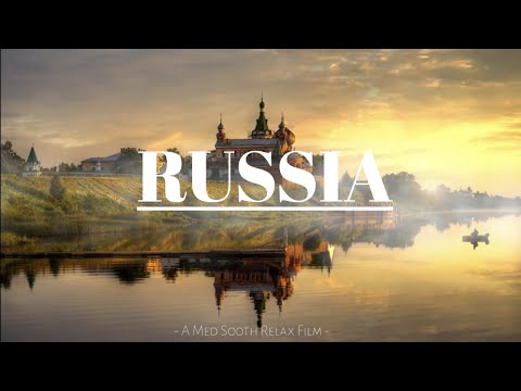 Flying Over Russia with beautiful Relaxing Music