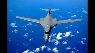 B-1 Bomber In Action - Awesome footage!  Military videos