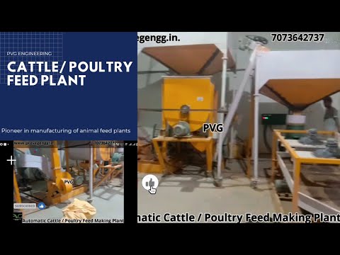 Automatic Cattle Feed Production Plant