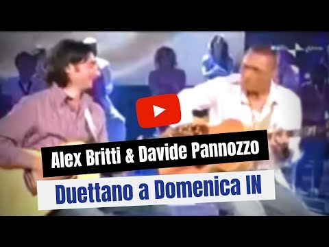 Alex Britti & Davide Pannozzo in diretta a Domenica IN su Rai 1