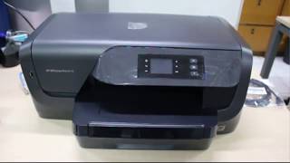 Printer HP OfficeJet Pro 8210 First Use