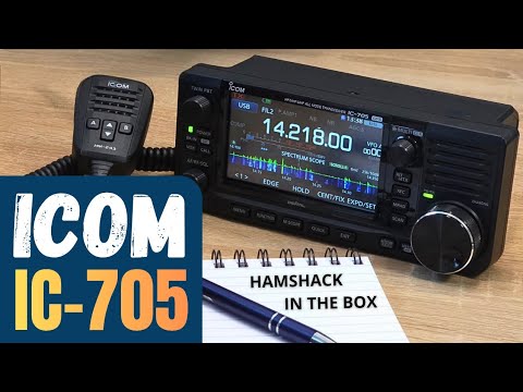 ICOM IC-705 | Hamshack In The Box! ALL MODE / ALL BAND QRP Portable SDR Transceiver