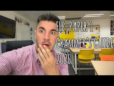 IGCSE First Language English PAPER 1 – CRAMMER'S GUIDE 2026