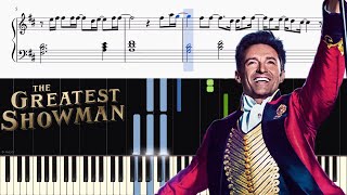 The Greatest Showman - This Is Me - Piano Tutorial + SHEETS