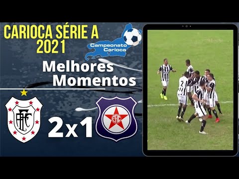 AMERICANO 2 X 1 FRIBURGUENSE | FASE PRÉ ELIMINAR CARIOCA | MELHORES MOMENTOS 06/02/2021