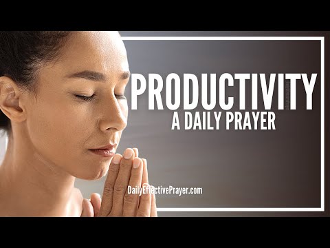 Prayer For Productivity | Pray This To Become More Fruitful Video