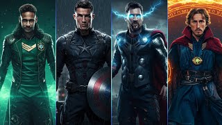 FOOTBALL AVENGERS - Ronaldo, Messi, Neymar, Mbappe | Epic AI Short Film