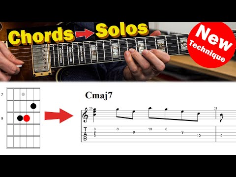 How To Make Jazz Licks From Easy Chord Shapes