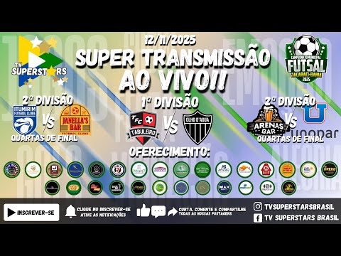 12/11 - CAMPEONATOS DE FUTSAL DE JACARACI 2025 - A EMOÇÃO NÃO PODE PARAR!!