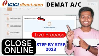 how to close icici direct demat account online | close icici direct trading account online