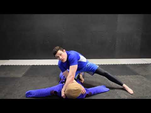 BJJ Grappling Dummy Drills - Knee on Belly to Cross Choke Drill Pt. 1
