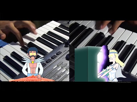 Regular show Gary vs David  Extended keyboard Cover