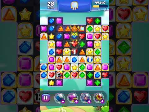 Jewel match King quest level falied bomb exploded