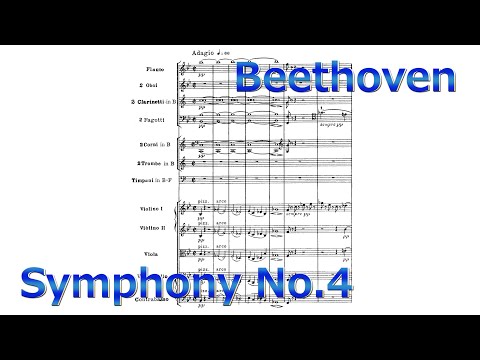 Beethoven Symphony No.4【Score】Op.60 B flat major sheet music