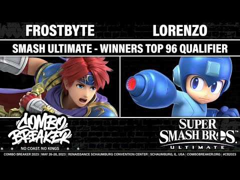 COMBO BREAKER 2023 WINNERS TOP 96 QUALIFIER - Frostbyte (Roy) vs Lorenzo (Mega Man) - Smash Ultimate